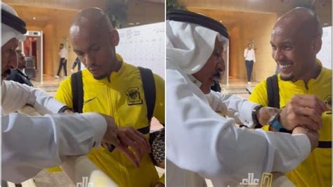 rolex regalo calciatore|Fabinho incredulo in Arabia: Rolex in regalo da un tifoso dopo la .